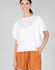 24 COLOURS CAMISETA OVERSIZE BLANCA