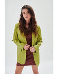 24 COLOURS CHAQUETA POLIPIEL VERDE