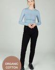 24 COLOURS SLIM MOM JEANS NEGRO