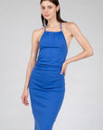 24 COLOURS VESTIDO MIDI AZUL