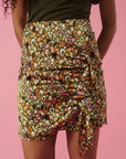 MINUETO GREEN FLORA SKIRT