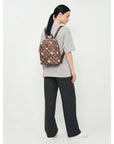 GUESS ELIETTE LOGO SMALL BACKPACK GINGER LOGO