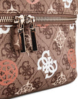 GUESS ELIETTE LOGO SMALL BACKPACK GINGER LOGO