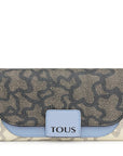 TOUS BILLETERA M AMAYA K ICON BEIGE-AZUL