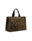 LIU JO L TOTE BROWN ANIMALIER