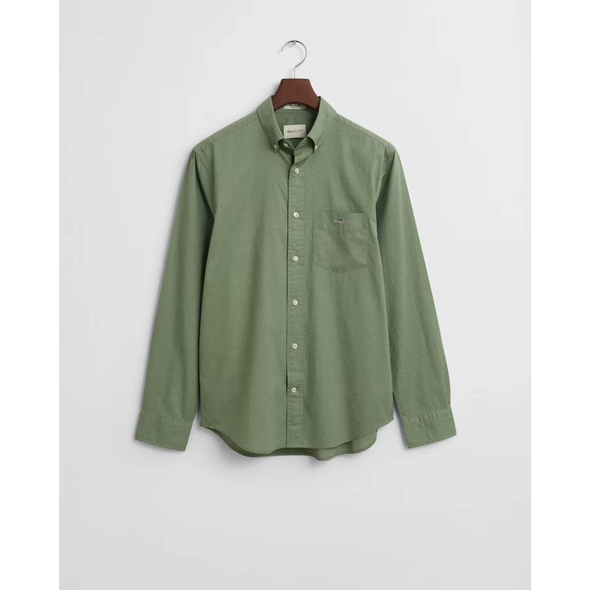 GANT REG CLASSIC POPLIN SHIRT KALAMATA GREEN