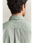 GANT REG CLASSIC POPLIN SHIRT KALAMATA GREEN