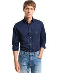 GANT REGULAR CLASSIC POPLIN SHIRT AZUL MARINO