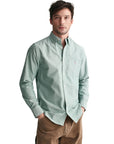 GANT REGULAR CLASSIC OXFRD SHIRT VERDE