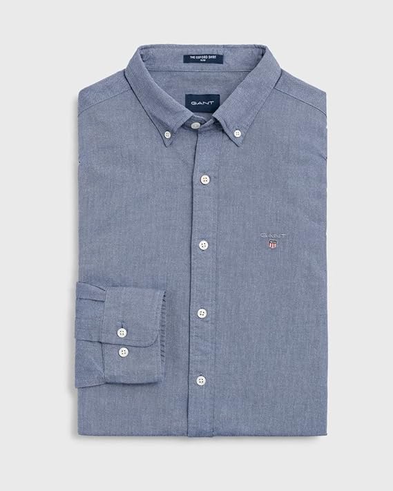 GANT REGULAR CLASSIC OXFORD SHIRT AZUL PERSIAN