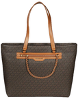 MICHAEL KORS LG TZ TOTE ELLIOT BROWN/ACORN