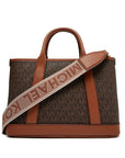 MICHAEL KORS BOLSO SATCHEL LUISA PEQUEÑO MARRON