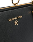 MICHAEL KORS MARILYN SATCHEL BOLSO DE MANO NEGRO