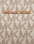 MICHAEL KORS SM SATCHEL VANILLA/ACORN