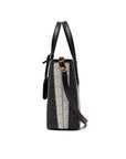 MICHAEL KORS XS EW REVERSIBLE TOTE BLACK/WHITE