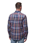 GANT REG CLASSIC POPLIN CHECK PERSIAN BLUE