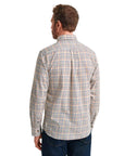 GANT REG TWILL CHECK SHIRT DEEP ORANGE