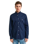 GANT REG JERSEY SHIRT MARINE