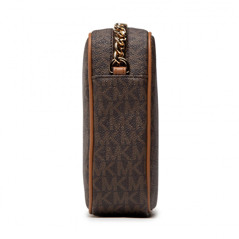 MICHAEL KORS BANDOLERA JET SET BROWN