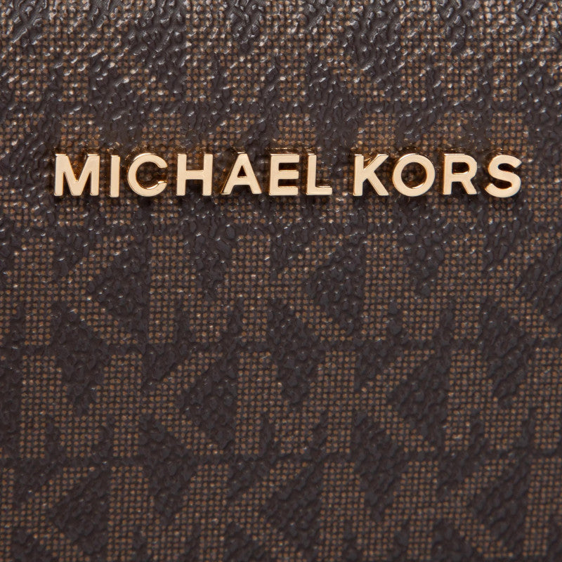 MICHAEL KORS BANDOLERA JET SET BROWN