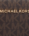 MICHAEL KORS BANDOLERA JET SET BROWN