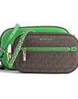 MICHAEL KORS JET SET PEBBLE EMB LTHR PALM