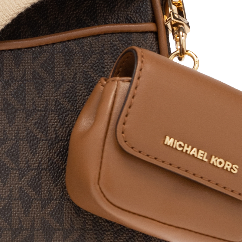 MICHAEL KORS JET SET GABARDINE BROWN/ACORN