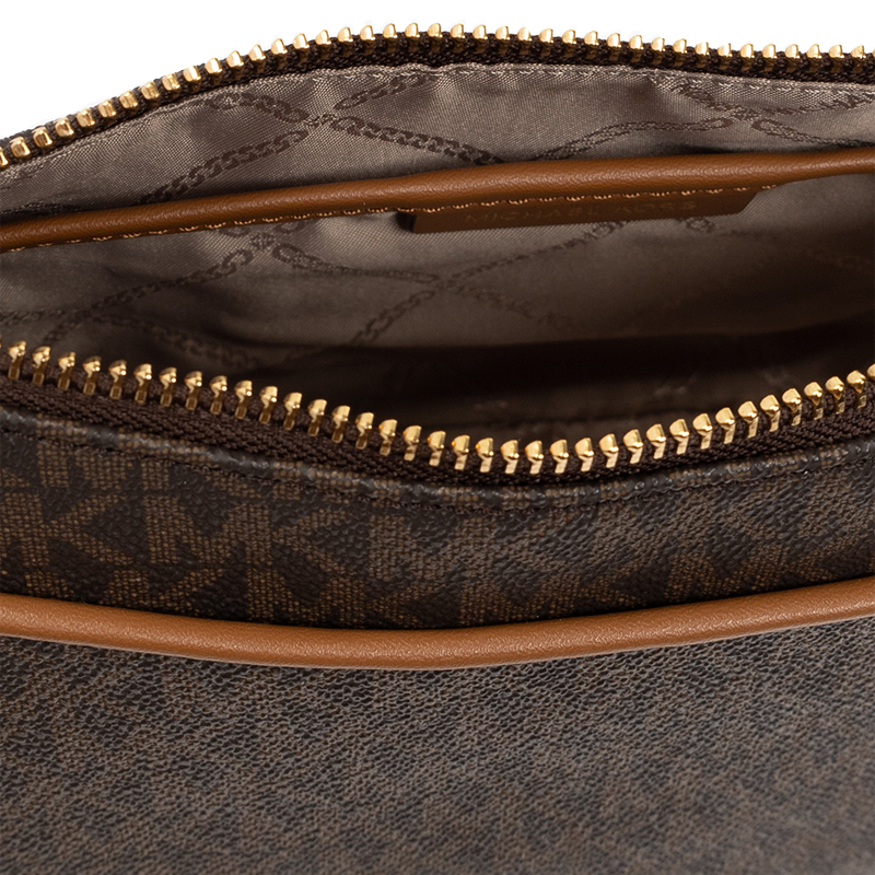 MICHAEL KORS JET SET GABARDINE BROWN/ACORN