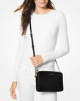 MICHAEL KORS BANDOLERA JET SET BLACK