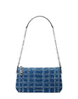 MICHAEL KORS MD CHAIN POUCHETTE  DENIM