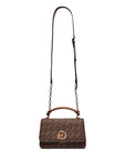 MICHAEL KORS DELANCEY BRN/LUGGAGE SM EW TH CHAIN