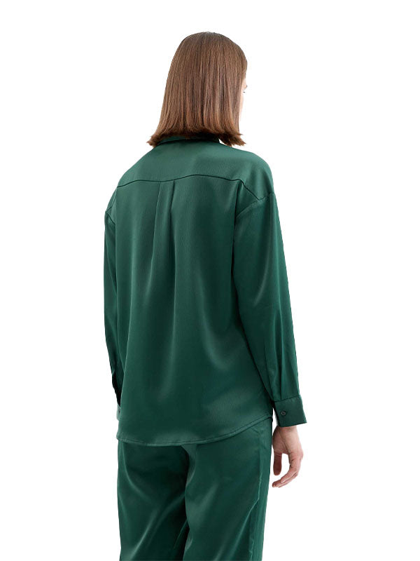 COMPAÑÍA FANTÁSTICA CAMISA SATINADA VERDE