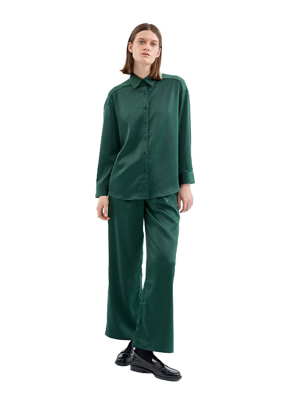 COMPAÑÍA FANTÁSTICA CAMISA SATINADA VERDE