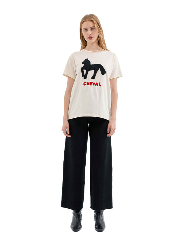 COMPAÑÍA FANTÁSTICA CAMISETA DE ALGODÓN CABALLO