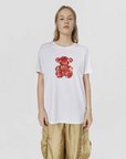 TOUS CAMISETA BEAR GEMSTONES BLANCO-ROJO