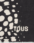 TOUS 180X70 PAÑUELO ADAMS NEGRO