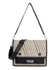 TOUS BANDOLERA AUDREE T VERA NEGRO-BEIGE