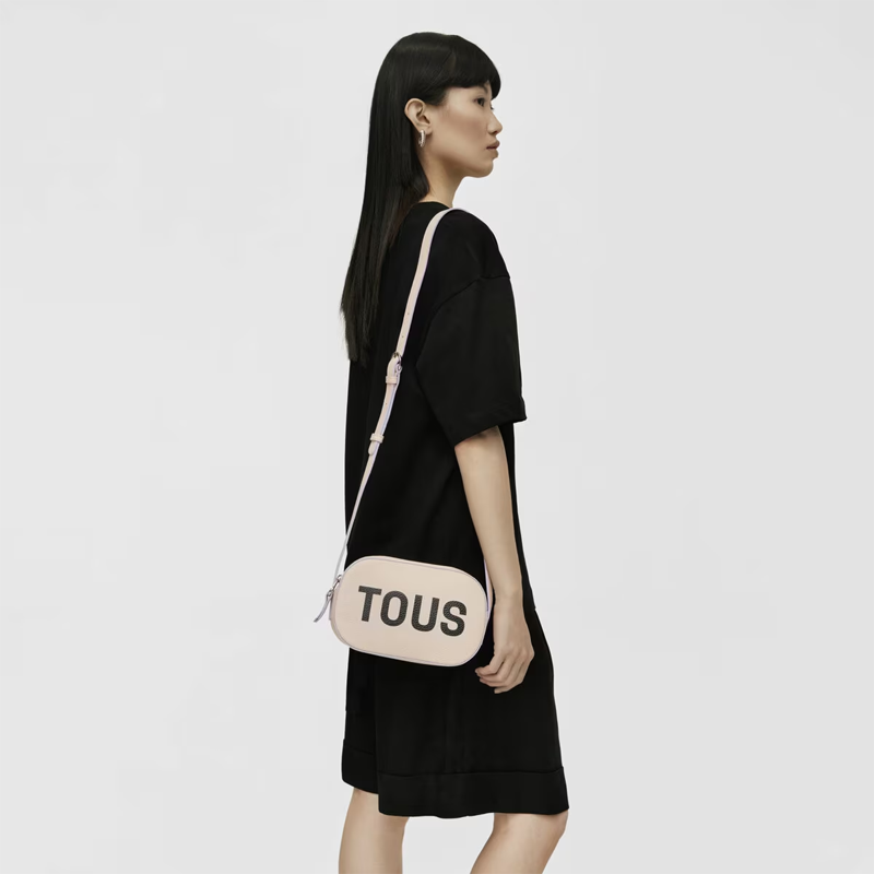 TOUS BANDOLERA T LYNN LOGO BEIGE