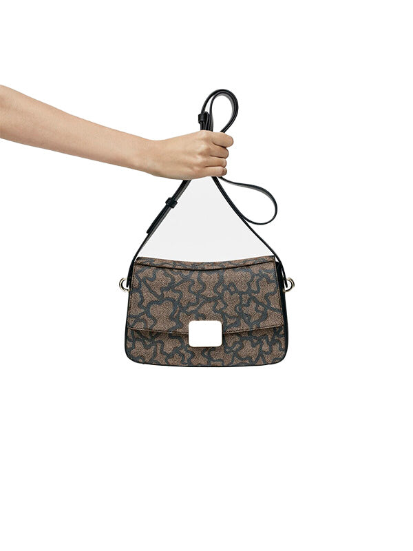 TOUS BANDOLERA S FLAP K ICON NEGRO-MULTI