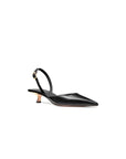 MICHAEL KORS TACON LUNA KITTEN SLING PUMP NEGRO