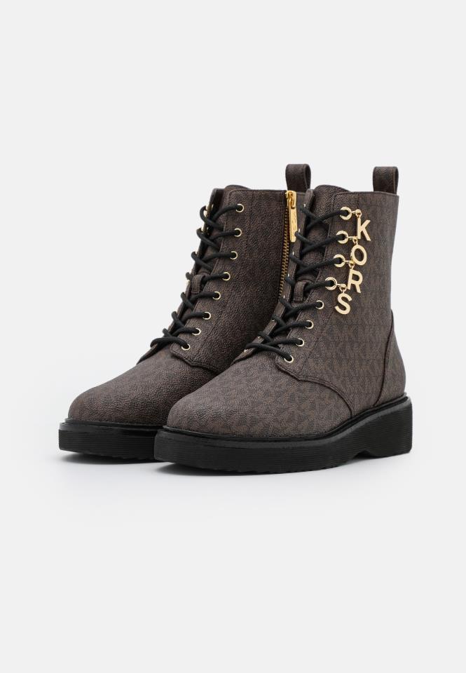 MICHAEL KORS HASKELL BOOTIE BROWN