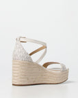 MICHAEL KORS SERENA WEDGE ESPADRILLE VANILLA