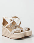 MICHAEL KORS SERENA WEDGE ESPADRILLE VANILLA