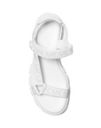 MICHAEL KORS RIDLEY SANDAL OPTIC WHITE