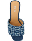 MICHAL KORS TESSA MULE DENIM