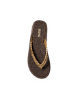 MICHAEL KORS ZAZA FLIP FLOP BROWN