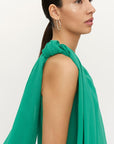 COMPAÑIA FANTASTICA VESTIDO MIDI VERDE