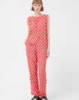 COMPANIA FANTASTICA TOP DE LUNARES ROJO