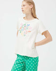 COMPAÑÍA FANTASTICA CAMISETA PRINT BLANCA