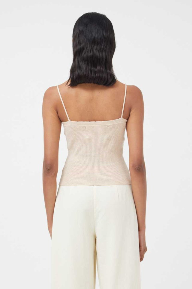 COMPANIA FANTASTICA TOP DE TIRANTES BEIGE